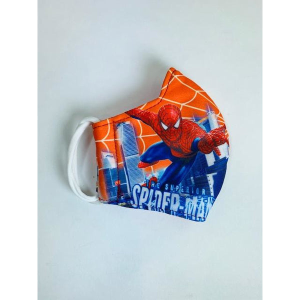Masques Pour Enfants - Lavables Réutilisables - Spiderman 3 plis