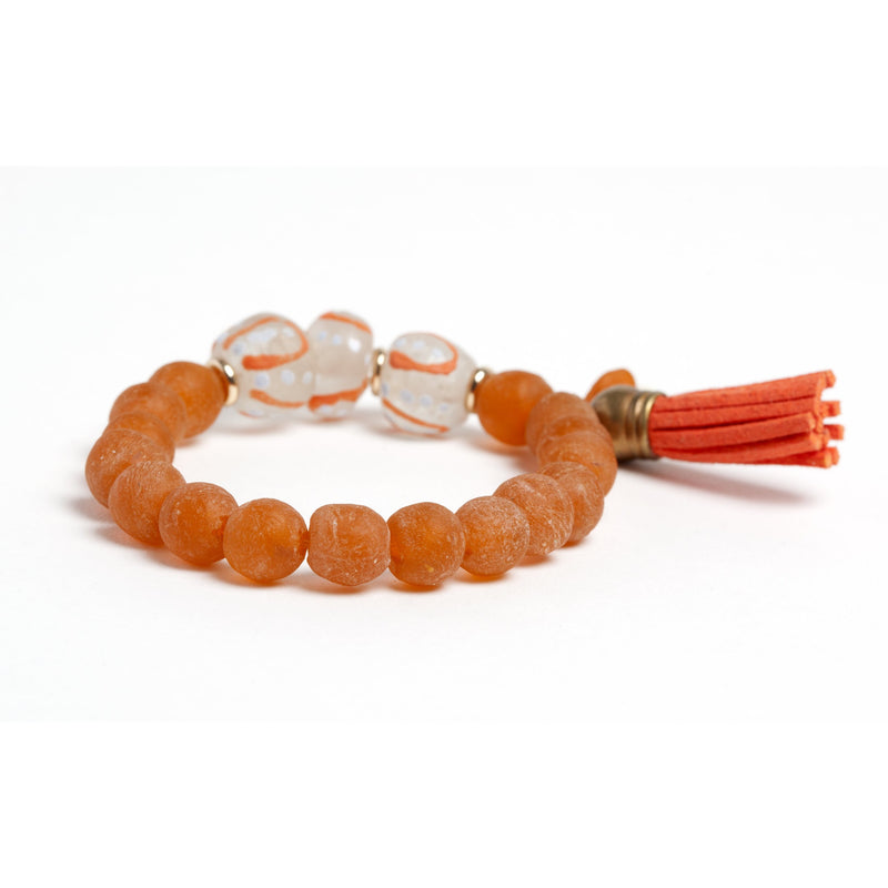 Bracelet Beads Verre Recyclés