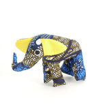Déco - Tissu Wax Peluche Petit éléphant Drôle - Sénégal