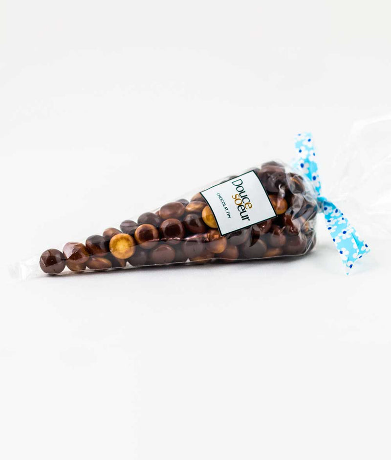 Chocolat - Cône de perles